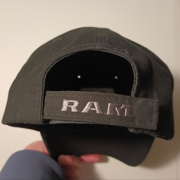 Dodge Ram Black Grey Men's Women's Unisex Adjustable Velcro Baseball Hat Cap - Picture 5 of 6